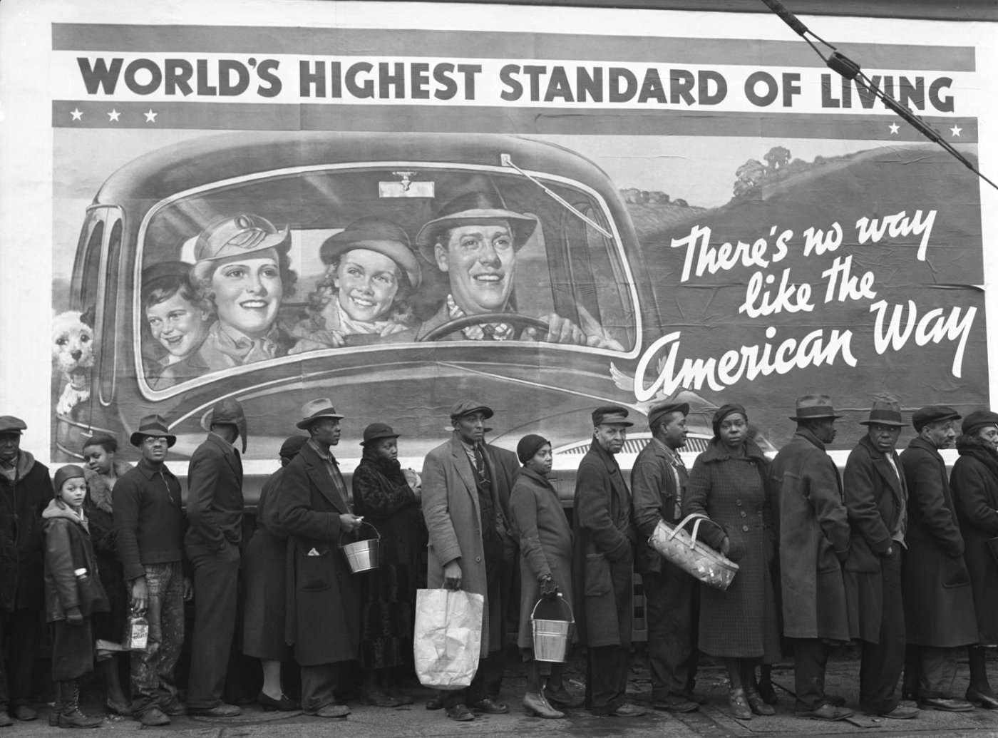 World's Highest Standard of Living - A Margaret Bourke-White Photograph,1937
