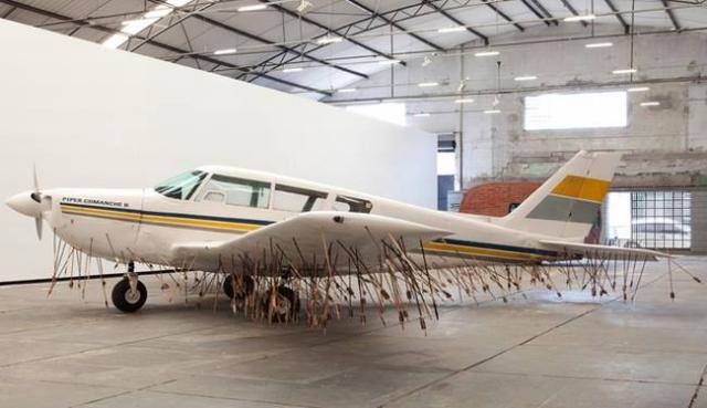 plane full of arrows
