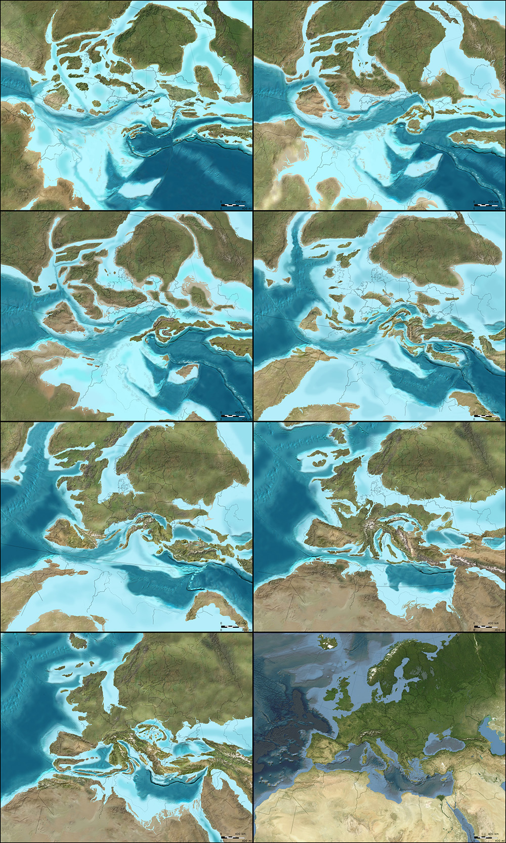 How the North American and European Continents Have Formed 3 paleotectonic evolution of europe 2
