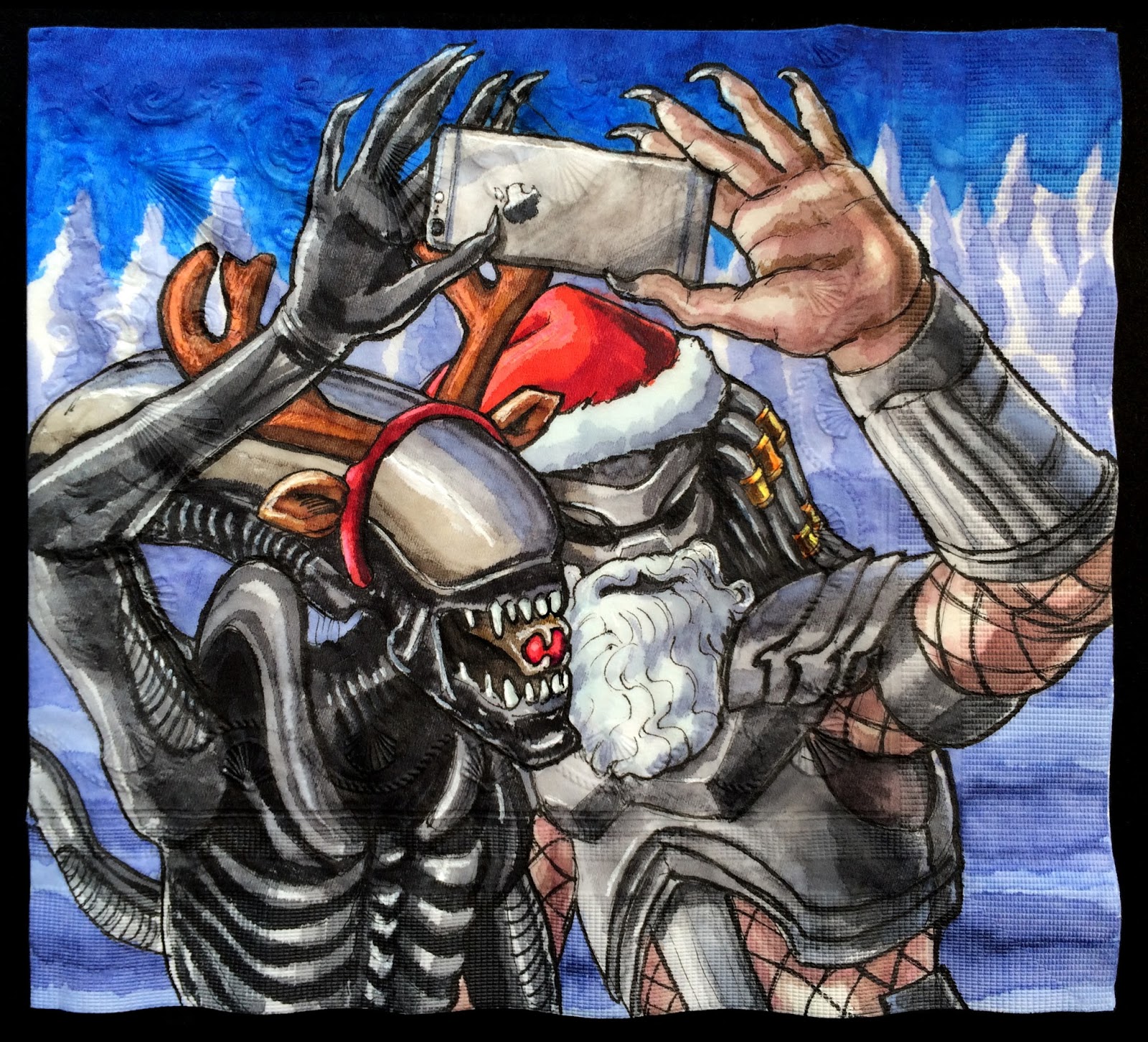 alien christmas funny 6