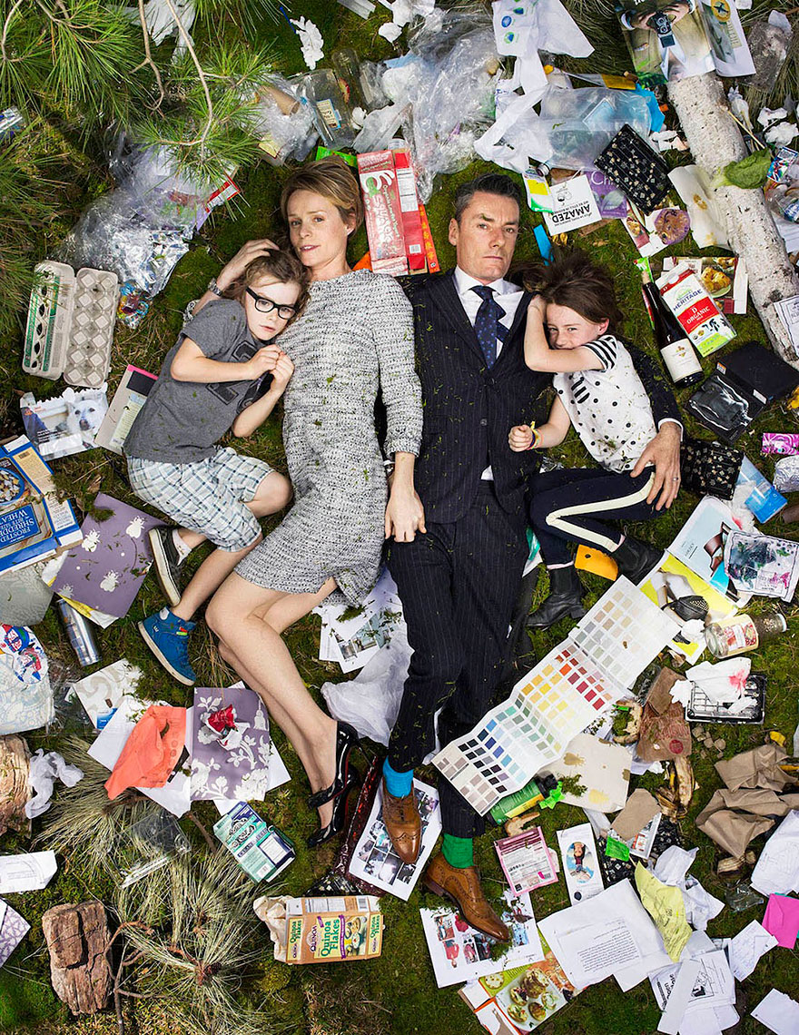 people photographed in 7 days worth of their garbage 1a