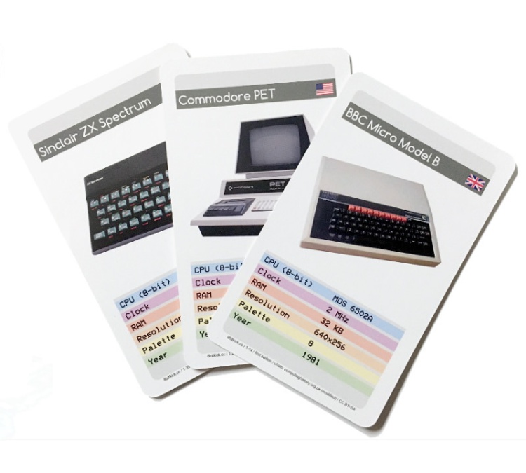 8-Bit Computer Collectible Trump Cards 2 8bit computer collectible cards 2