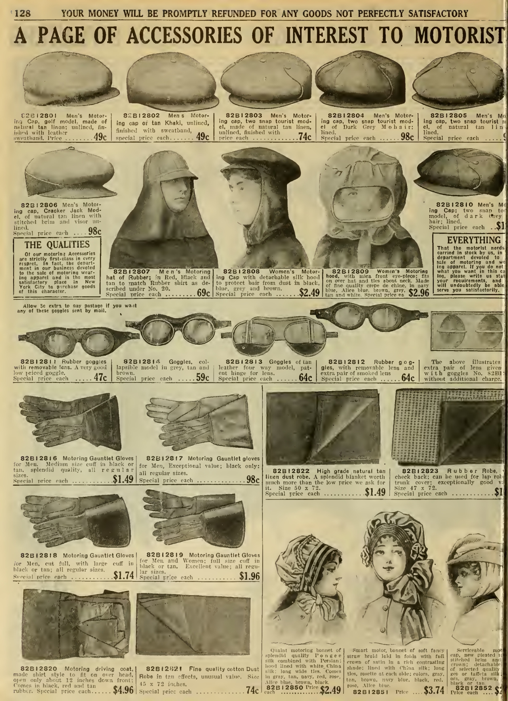 A Page of Accessories of Interest to Motorists 1 macy catalogue motorist accessories macys