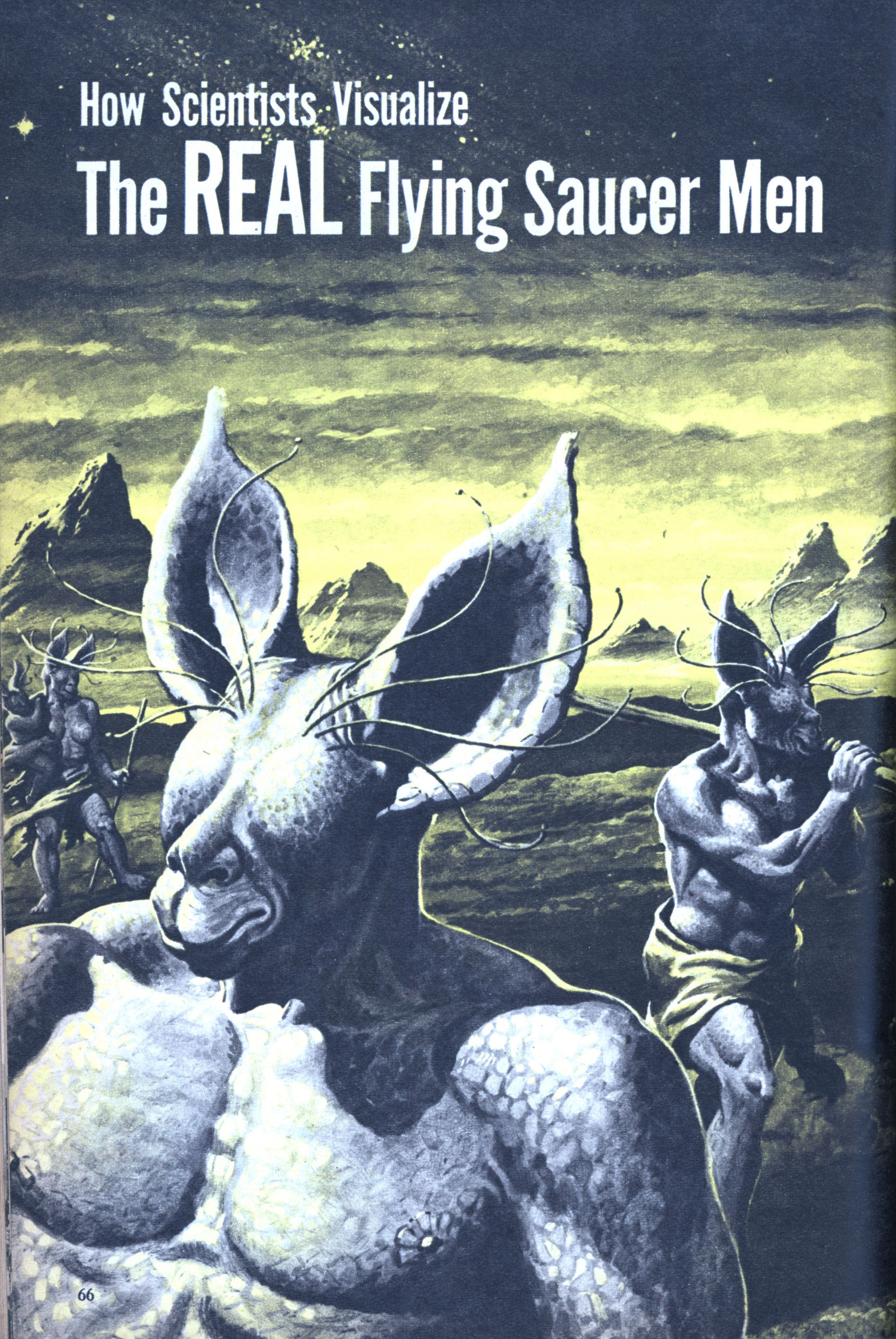 How Scientists Visualized REAL Flying Saucer Men in 1951 1 how scientists visualize the REAL Flying Saucer Men 0