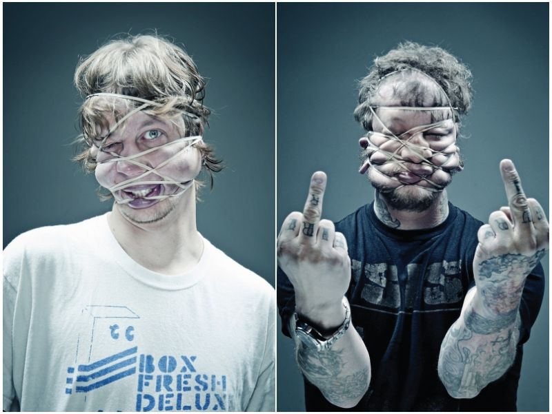 Rubber Band Portraits 1