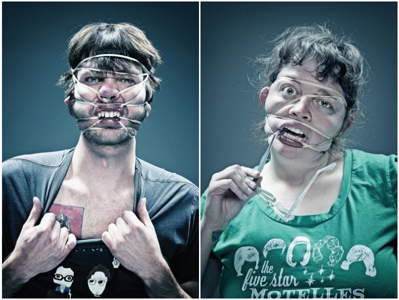 Rubber Band Portraits 4