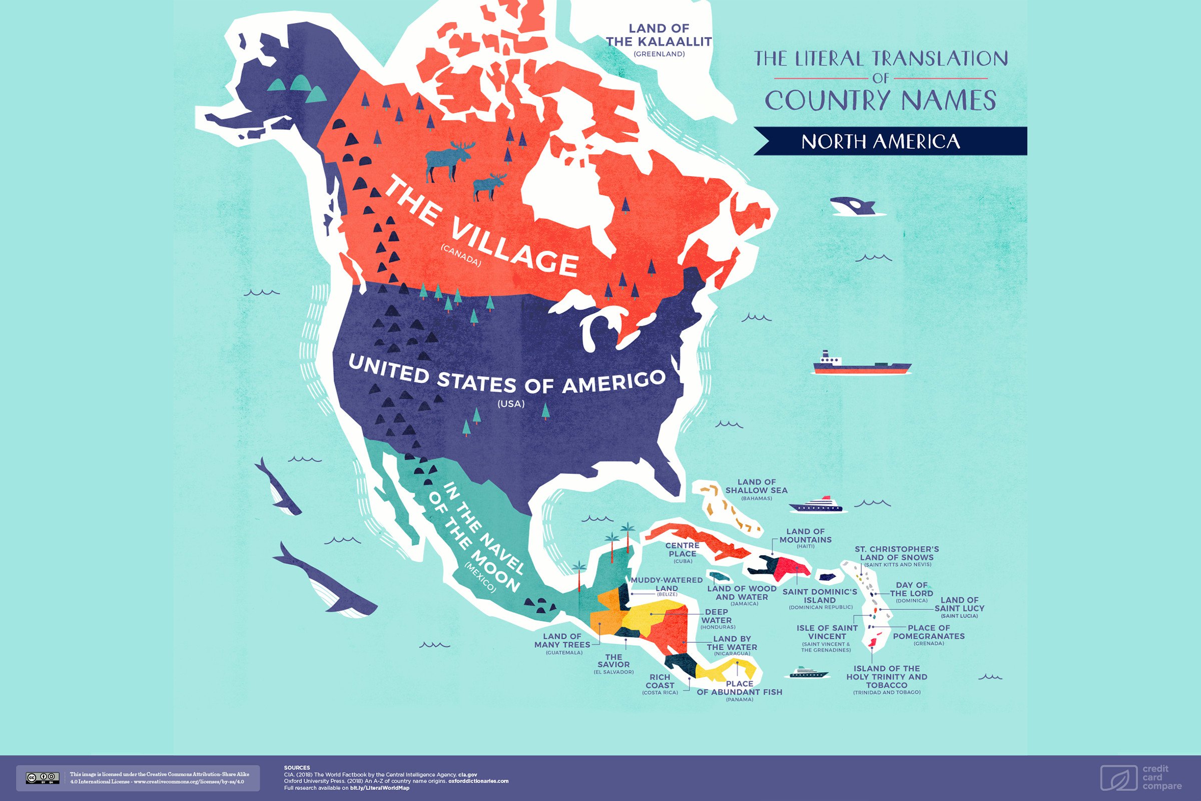 Literal Meaning of Country Names Around the World 3 literal meaning of country names usa