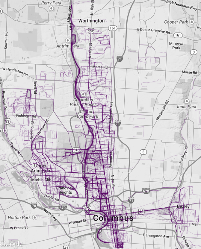 where people run columbus