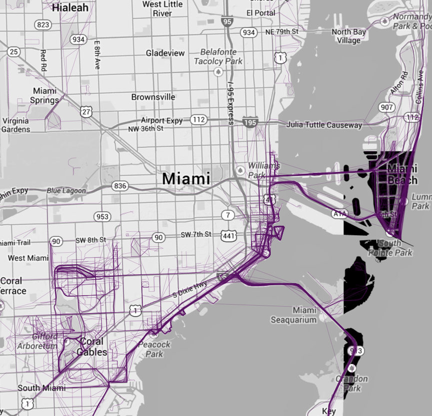 where people run miami