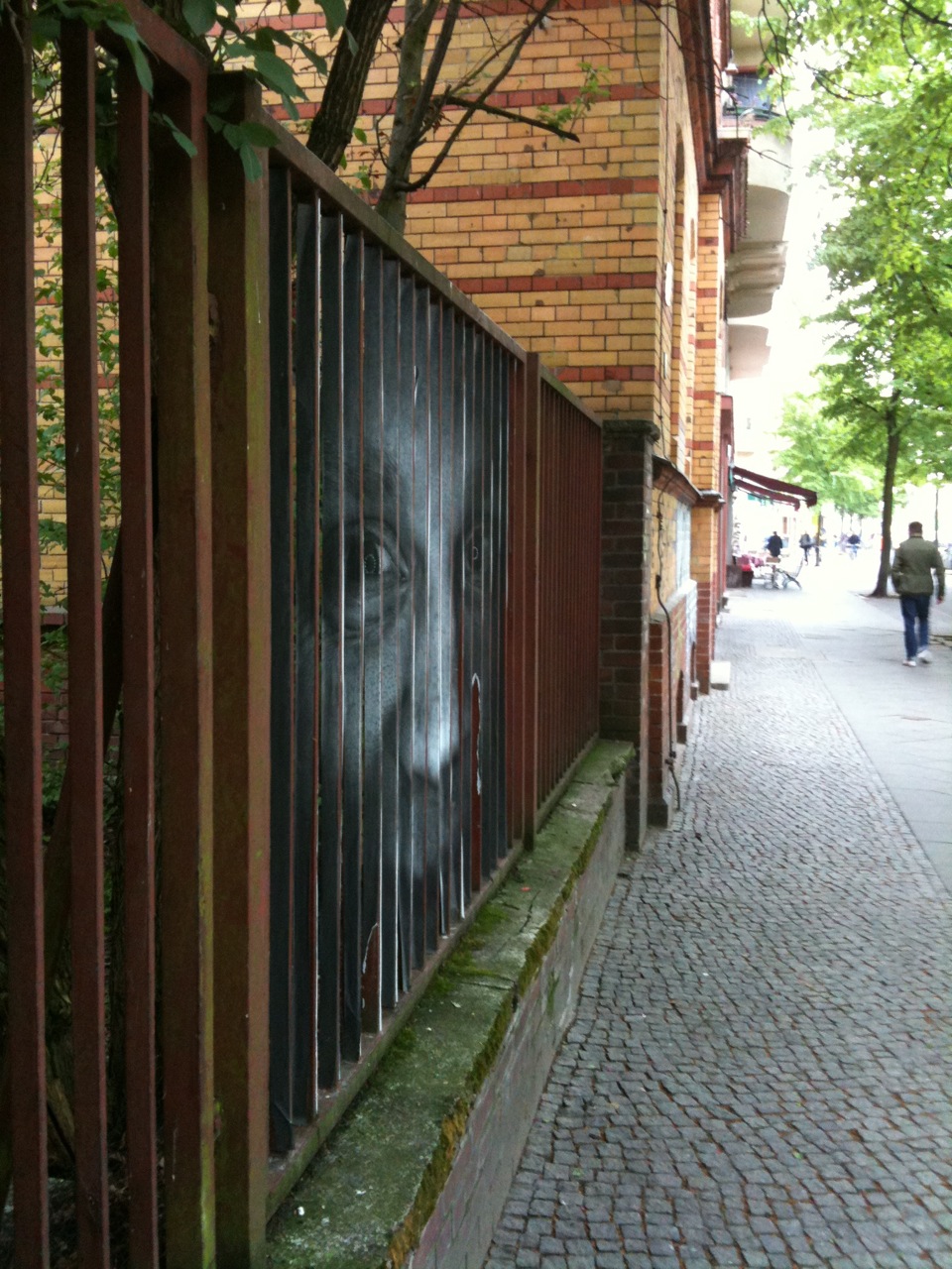 amazing perpectival steert art berlin fence 4 1