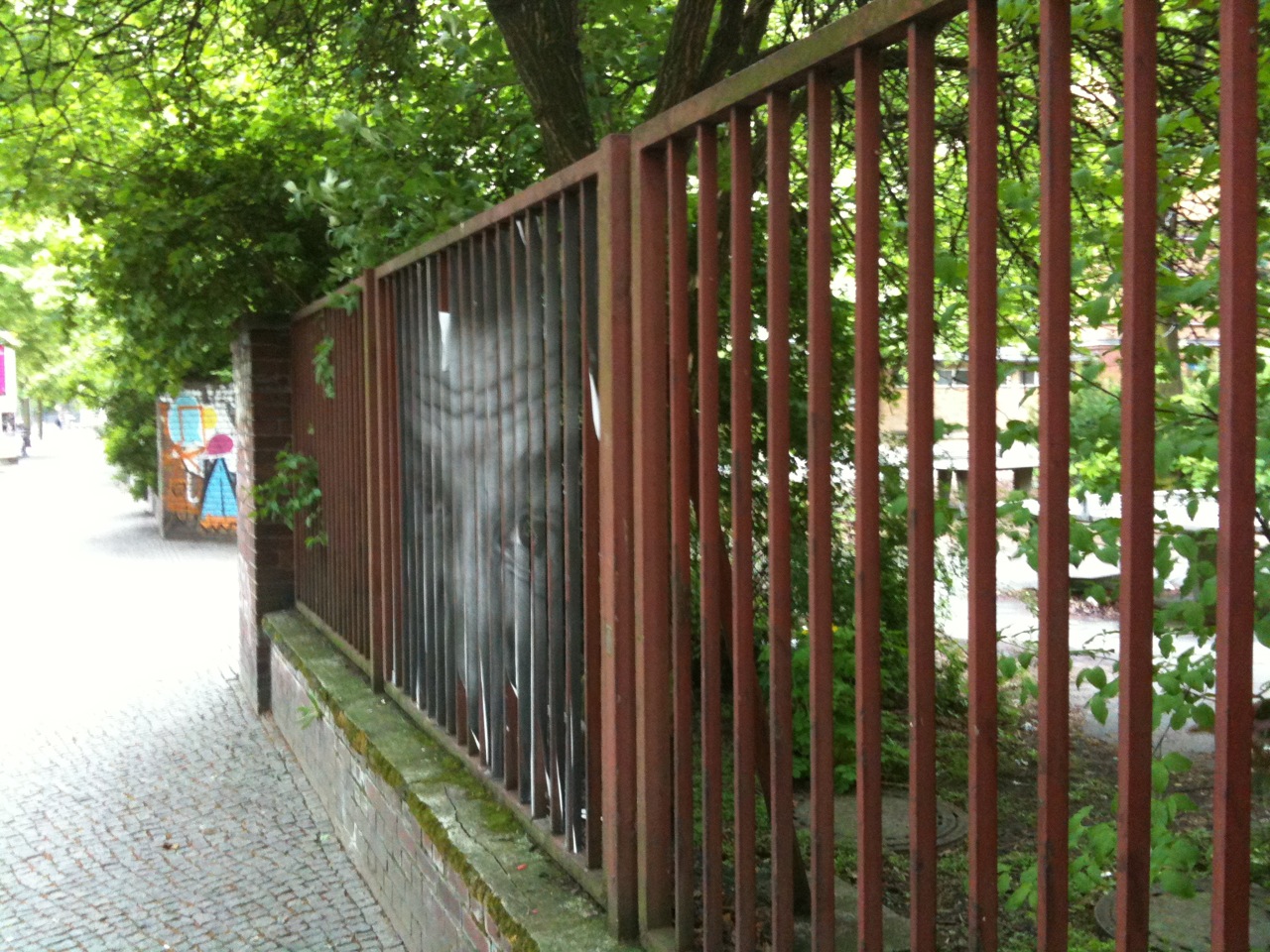 amazing perpectival steert art berlin fence 7 1