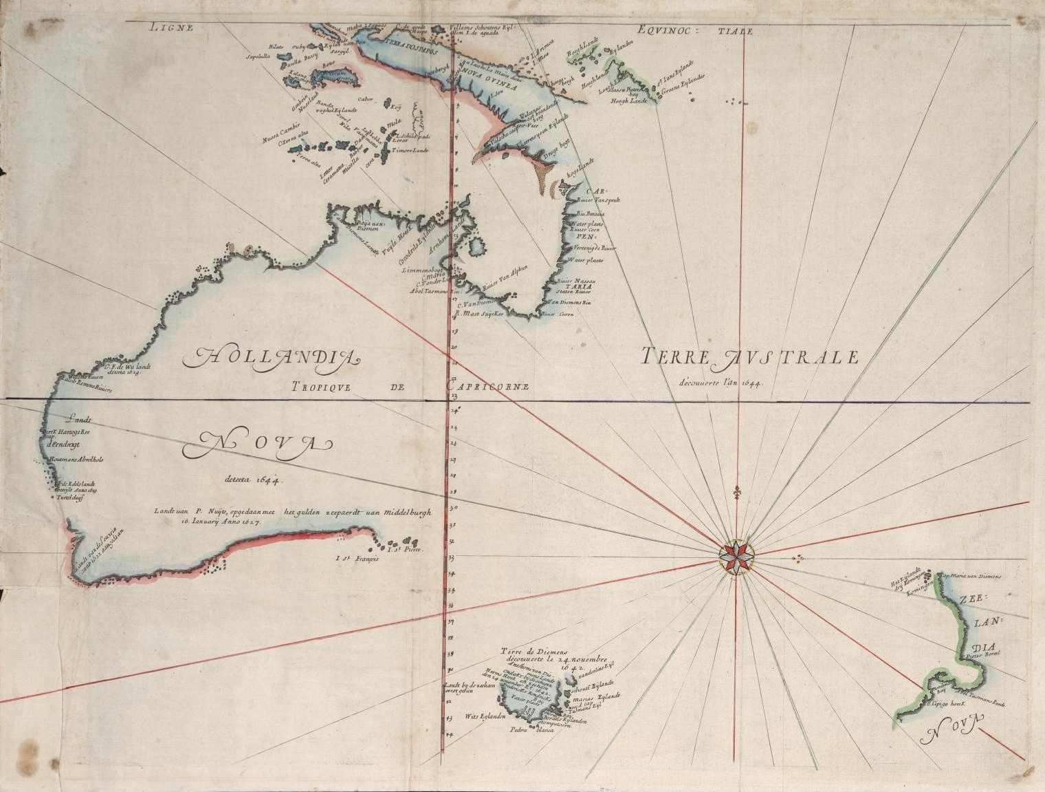 1659 Map of a Not Yet Fully Discovered Australia 1 1659 Map of a Not Yet Fully Discovered Australia
