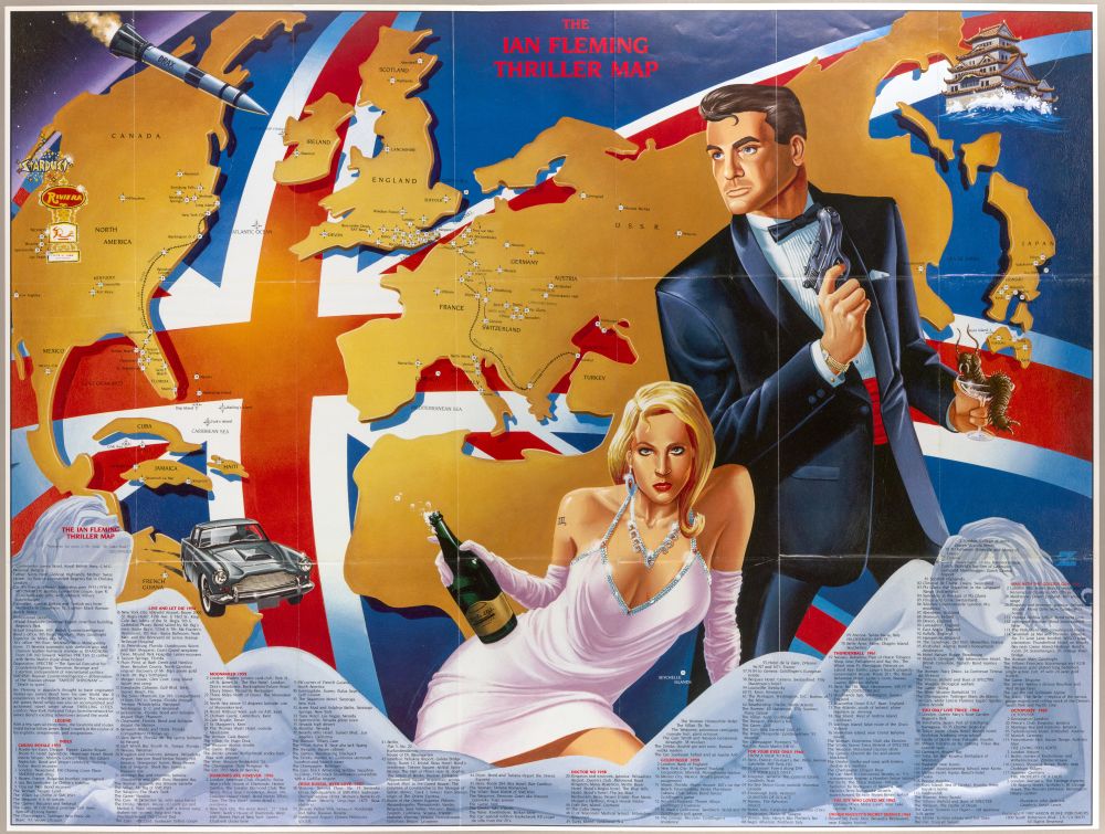james bond map
